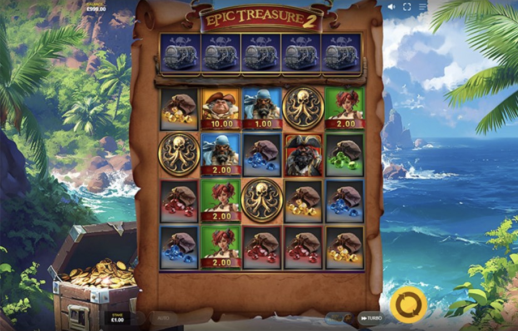 Слоты «Epic Treasure 2» от Max Win Gaming — запускаем в казино онлайн